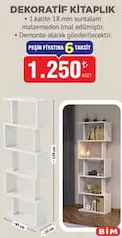 MOONLİFE DEKORATİF KİTAPLIK fiyat ve kampanya bilgisi